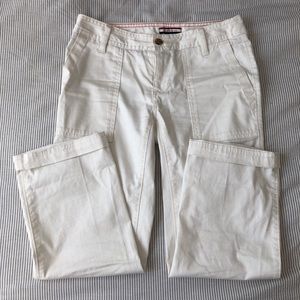 Tommy Hilfiger white high rise pants